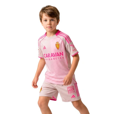 Conjunto Real Zaragoza Away 2025-2026 Niño