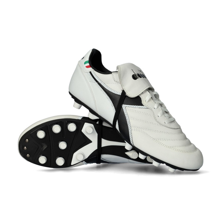 Chaussures De Foot Diadora Brasil Vintage - Cuir Souple, UK 10, Multi-terrain, Occasion Bon état