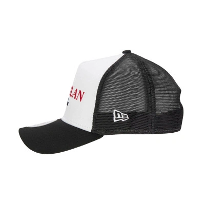 AC Milan E-Frame Trucker Wordmark Schwarz Kappe