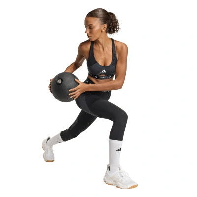 adidas Sujetador de entrenamiento con bloques de colores para impacto medio TECHFIT — photo 5