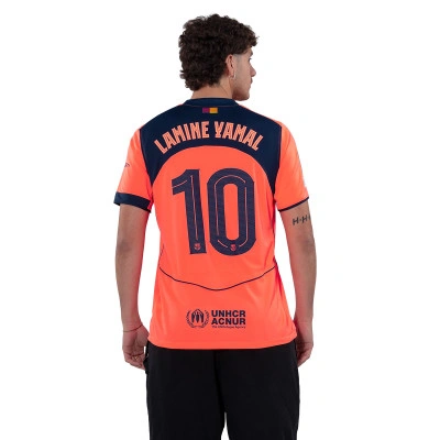 Maillot Lamine Yamal FC Barcelona troisième kit Champions League 2025-2026