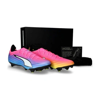 Bota Ultra 6 Carbon FG Poison Pink-Black-Sun Stream-Bright Aqua