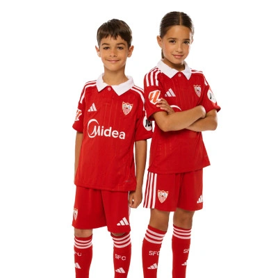 Camiseta Sevilla Fc Segunda Equipación 2025-2026 Niño