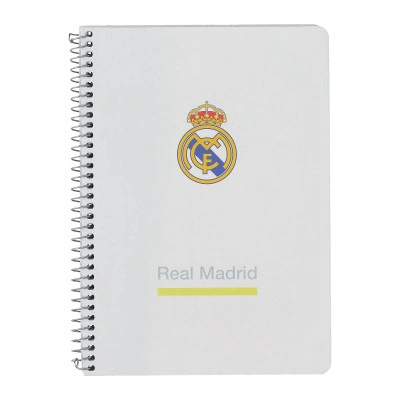 Libreta cuarto 80 h. tapas duras 1diseñ Real Madrid equip. 25/26 Notebook