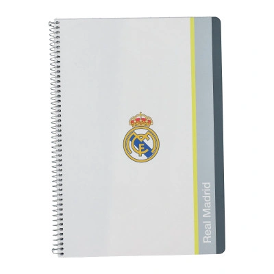 Folio tapa dura Real Madrid 80 hojas Notebook