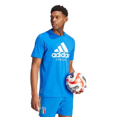 adidas Italy DNA Graphic Tee Blue — foto 3