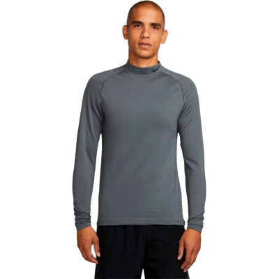 Camiseta Camiseta Pro Warm Men LS Mock Neck