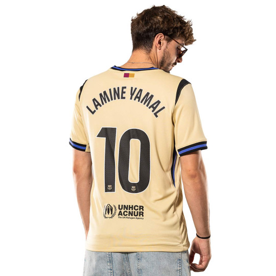 Jersey Nike Lamine Yamal FC Barcelona x Kobe 2025-2026 Away Gold