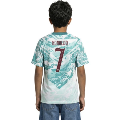 Jersey Portugal Segundo Uniforme Mundial 2026 Ronaldo Niño