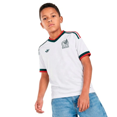 Camisola México Segundo equipamento Mundial 2026 Criança