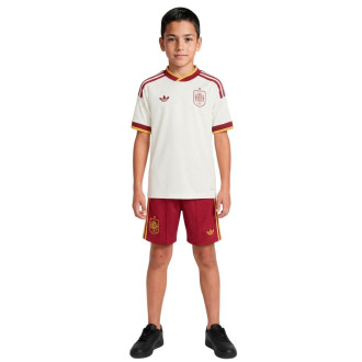 Conjunto España Segunda Equipación Mundial 2026 Niño