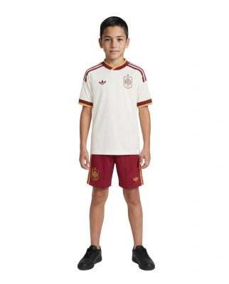 Conjunto España Segundo Uniforme Mundial 2026 Niño
