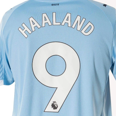 Kids Manchester City 2025-2026 Haaland Home Jersey