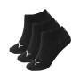 Cushioned Invisibles (3 Pairs)-Black