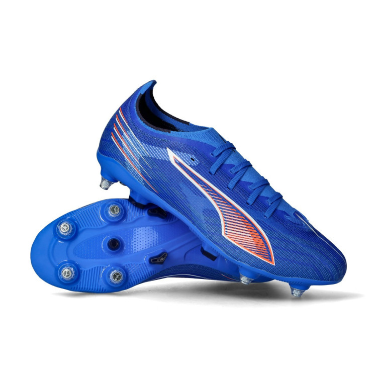 Football Boots Puma Ultra 6 Match SG Blue-White-Glowing Red - Fútbol Emotion