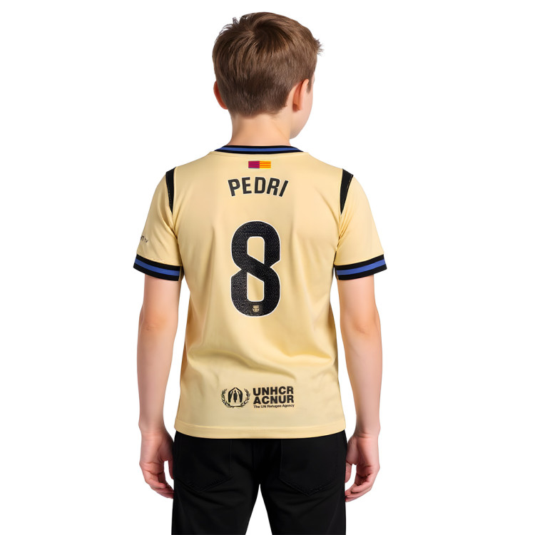 Jersey Nike Kids Pedri FC Barcelona x Kobe 2025-2026 Away Gold