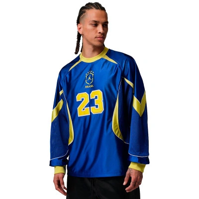 Playera Brasil x Jordan Fanswear Mundial 2026