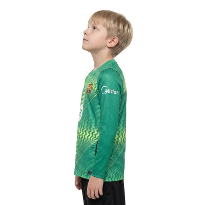 (GS) Nike x F.C. Barcelona 2026/27 Stadium Goalkeeper Dri-FIT Replica T-Shirt 'Stadium Green Black White' — foto 3