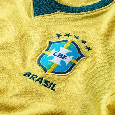 (GS) Nike Brazil National Team 2026 Stadium Home Dri-FIT Soccer Jersey 'Canary Light Menta Geode Teal' — foto 4