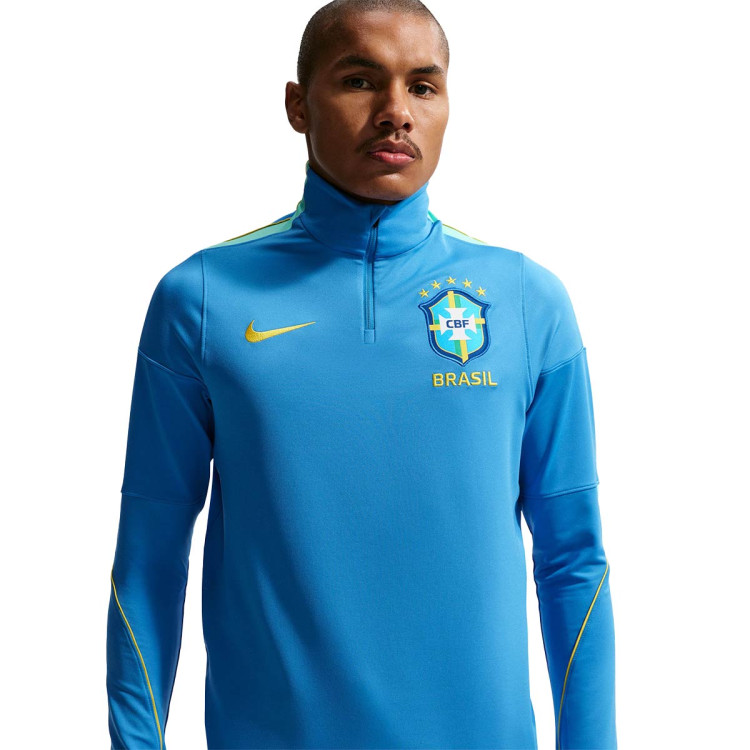 Sweatshirt Nike Brazil Training World Cup 2026 Blue - Fútbol Emotion