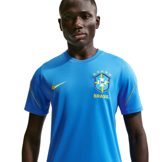 T-Shirt Nike Brazil Training World Cup 2026 Dark Blue - Fútbol Emotion