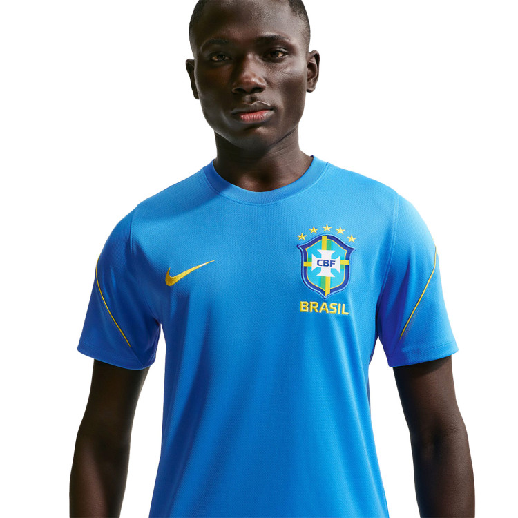 T-Shirt Nike Brazil Training World Cup 2026 Dark Blue - Fútbol Emotion