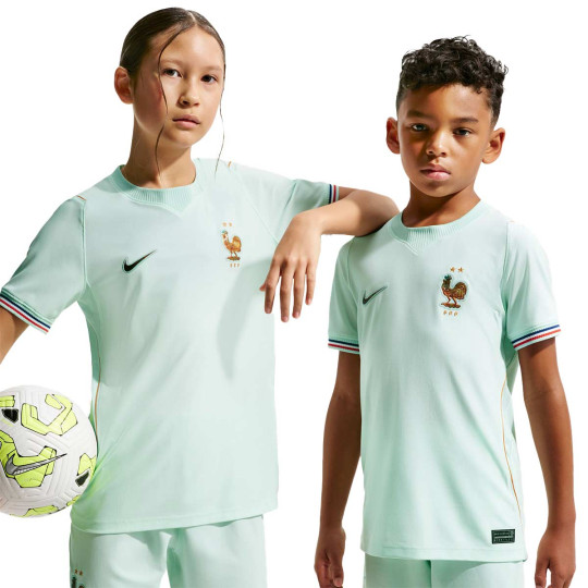 Jersey Nike Kids France Away kit World Cup 2026 Light Blue