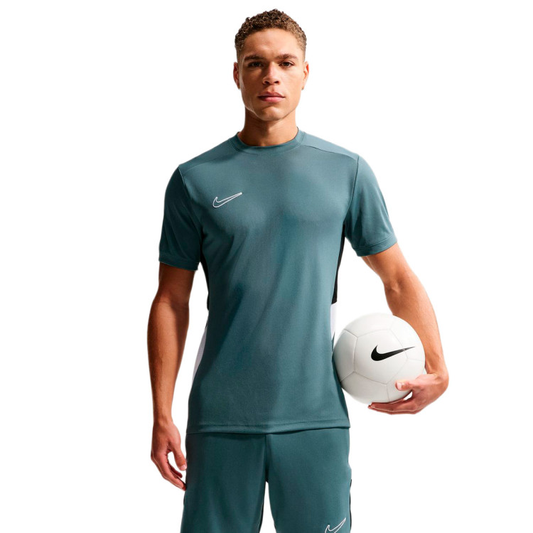 T-Shirt Nike Academy 25 Mineral Slate-Black-White-White - Fútbol