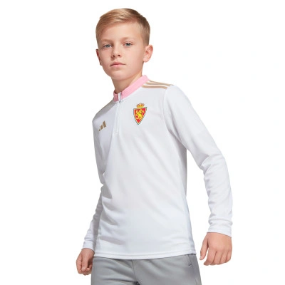 Prematch Third Real Zaragoza 2025-2026 Kids Sweatshirt
