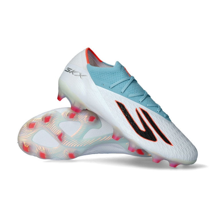 Football Boots Skechers SKX_02 Elite FG White-Turquoise - Fútbol