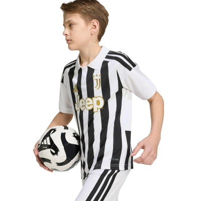 adidas Maillot Juventus Domicile Enfant Blanc Noir — foto 6