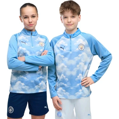 Sudadera Manchester City Pre-Match Home 2026-2027 Niño