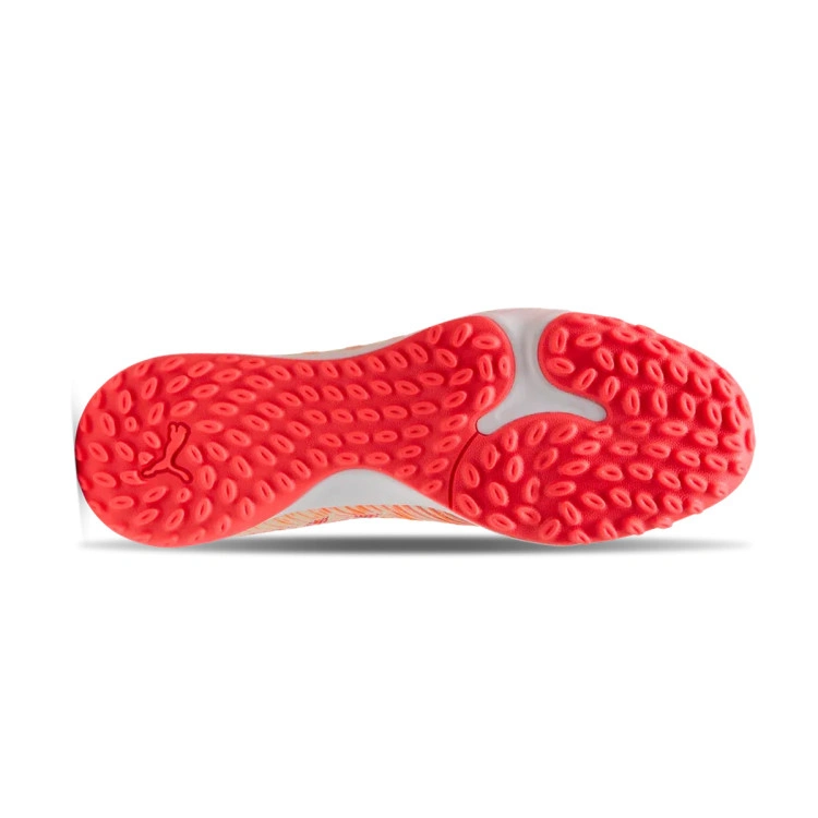 bota-puma-future-9-match-turf-sugared-almond-white-ultra-red-3