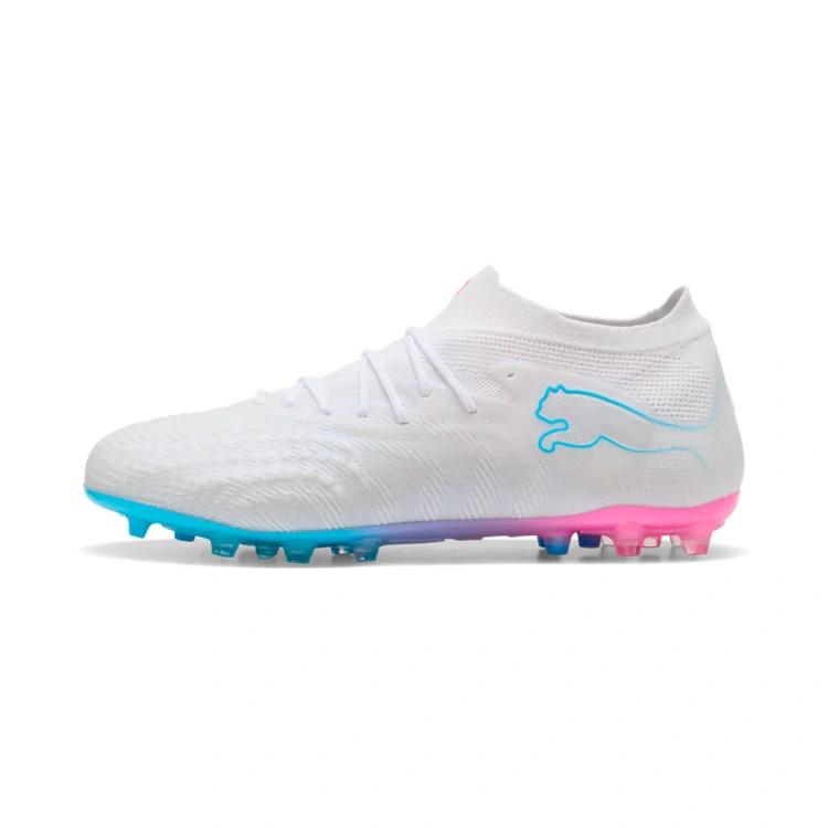 bota-puma-future-9-ultimate-white-mg-puma-white-luminous-blue-pink-2