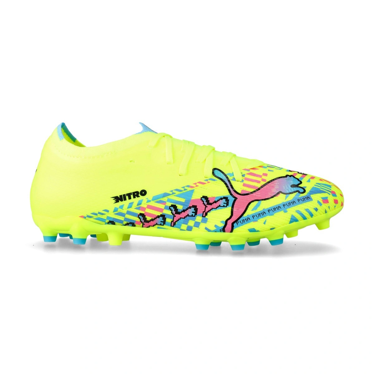 bota-puma-ultra-nitro-7-match-advanced-level-mg-white-blue-pink-yellow-1