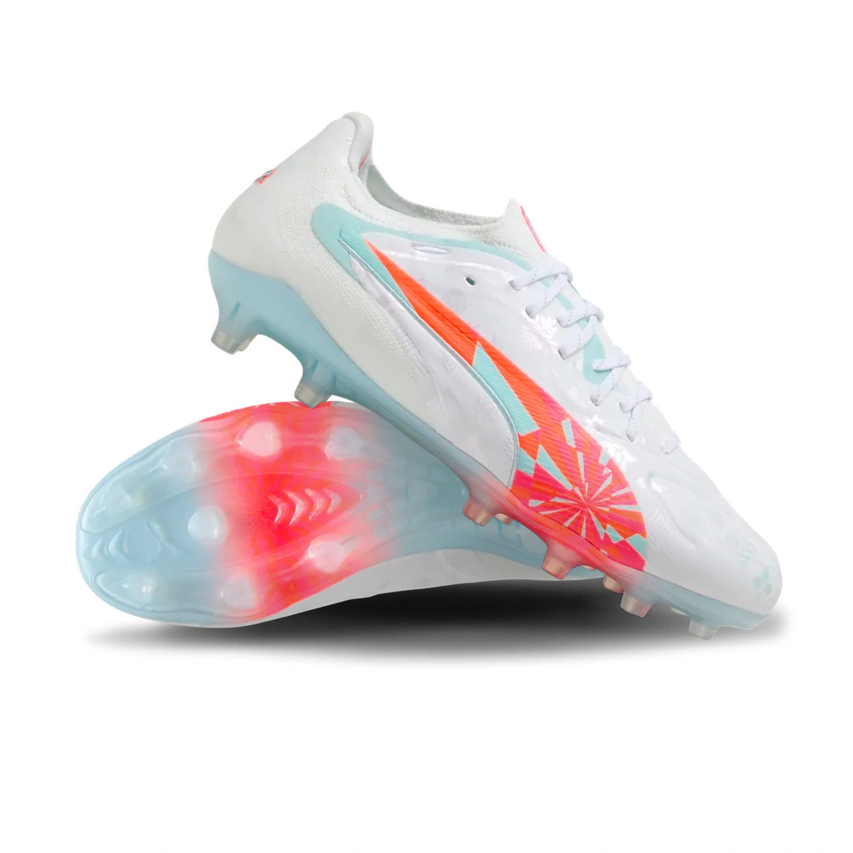 bota-puma-king-20-ultimate-brillance-fgag-mujer-white-ultraorange-pink-alert-0