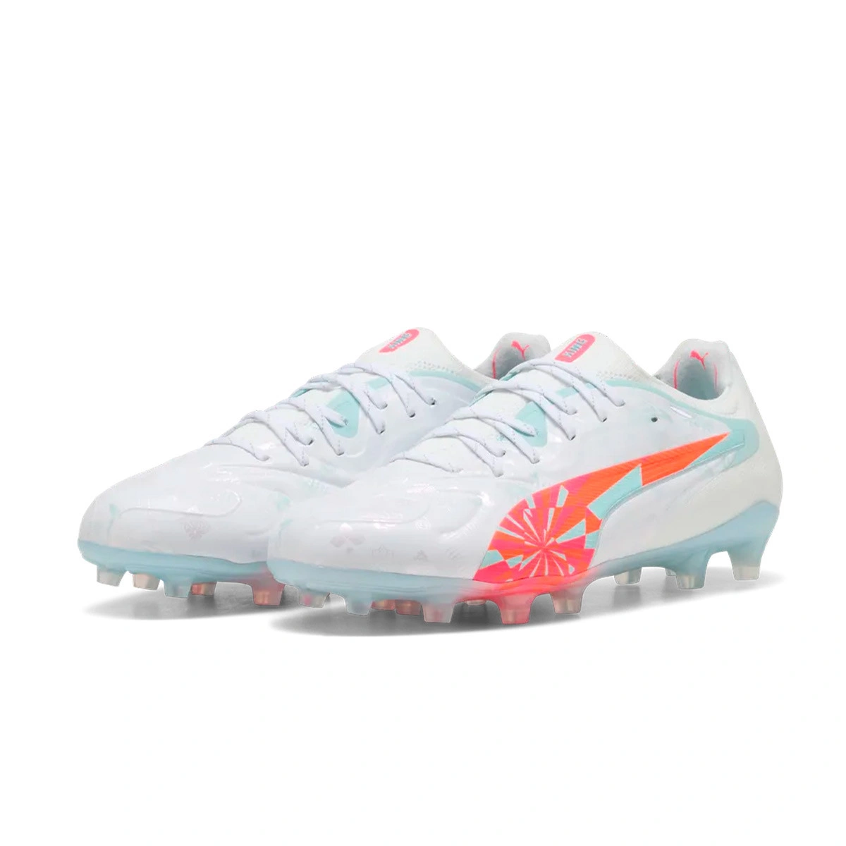 bota-puma-king-20-ultimate-brillance-fgag-mujer-white-ultraorange-pink-alert-5