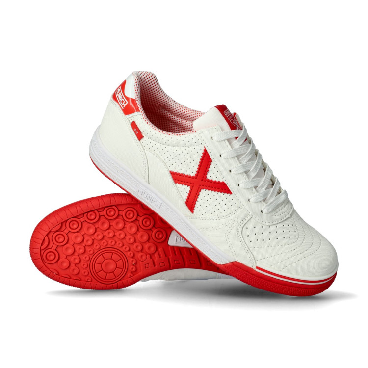シューズ MUNICH G-3 INDOOR FUTSAL SHOES Futsal Shoes Munich G-3 White - Fútbol Emotion