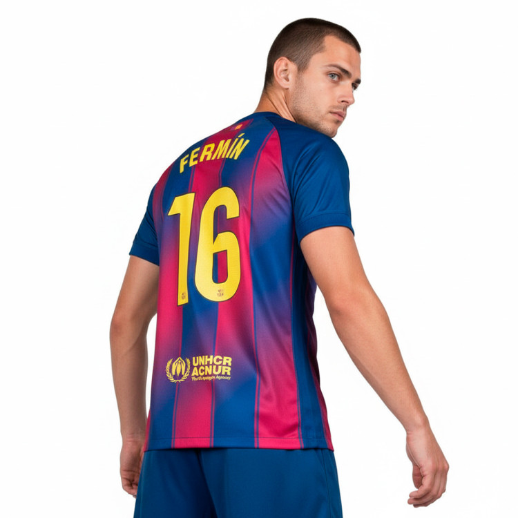 Jersey Nike Fermín FC Barcelona Home Kit 2025-2026 Deep Royal Blue