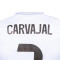Camiseta adidas Real Madrid Primera Equipación 2025-2026 Niño Carvajal + Parche