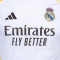 Camisola adidas Real Madrid Primeiro Equipamento 2025-2026 Criança Vini jr + Emblema