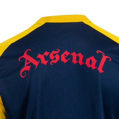 adidas Maillot Pré-Match Extérieur Arsenal Homme Bleu Marine Jaune — foto 7