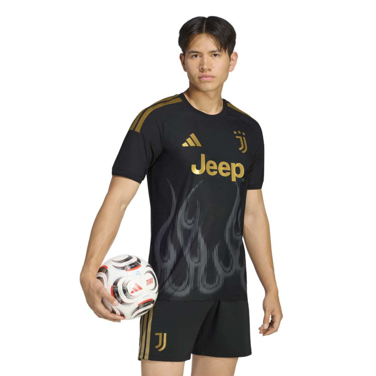  Juventus Tシャツ Jersey adidas Juventus Third kit Authentic 2026-2027 Black