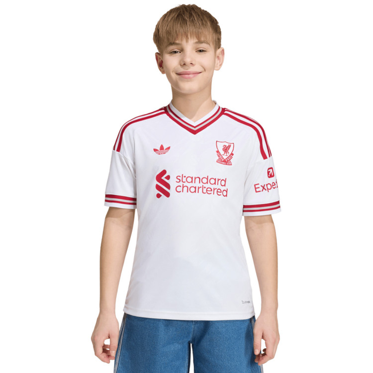 Jersey adidas Kids Liverpool FC Away kit 2026-2027 white - Fútbol