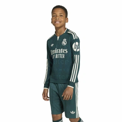 adidas Camiseta manga larga segunda equipación Real Madrid 26/27 infantil — foto 5
