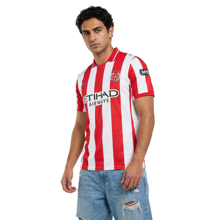 Jersey Puma Girona Retro 2025-2026 Red-White - Fútbol Emotion