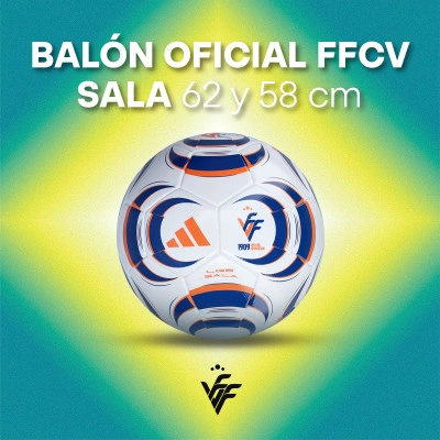 Tiro SALA FFCV 62cm y 58cm League Sala Ball Ball