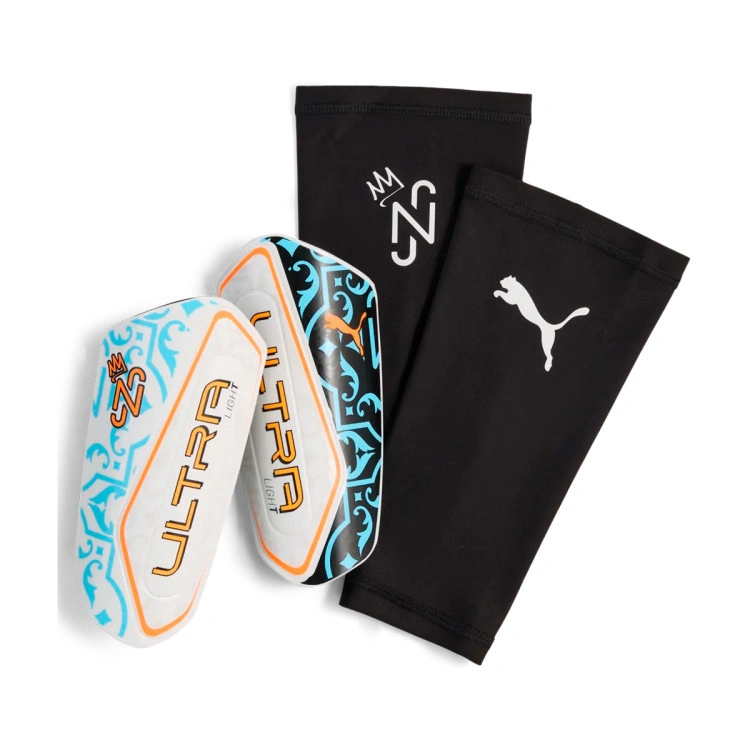 espinillera-puma-neymar-jr-ultra-light-sleeve-puma-white-vibrant-blue-team-aqua-0