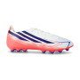 Kids F50 Hyperfast League AG-White-Solar Purple-Tursol