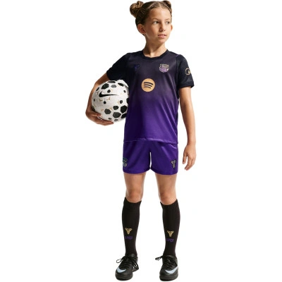 Conjunto FC Barcelona Segundo equipamento x Kobe 2026-2027 Criança